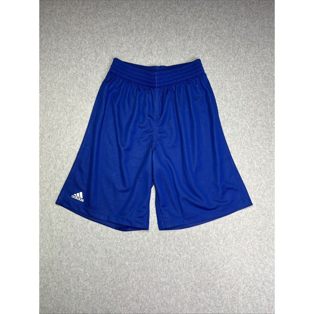 NWT Adidas Shorts‎ Mens Small Blue Climalite Drawstring Basketball Shorts